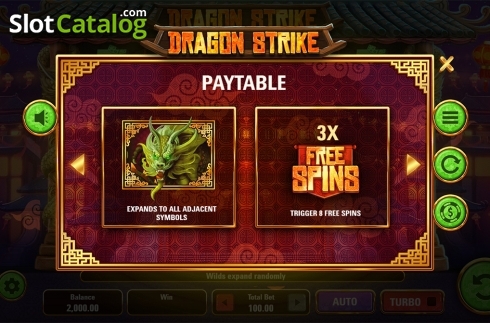 Οθόνη9. Dragon Strike Κουλοχέρης