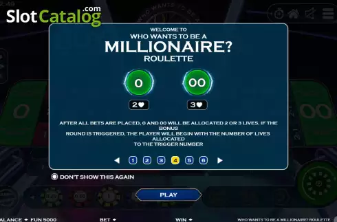 Οθόνη5. Who Wants To Be A Millionaire Roulette (Electric Elephant) Κουλοχέρης