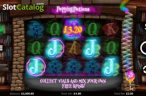 Οθόνη4. Popping Potions Κουλοχέρης