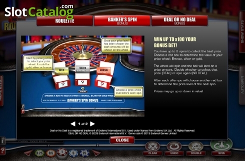Οθόνη5. Deal Or No Deal Roulette Κουλοχέρης 
