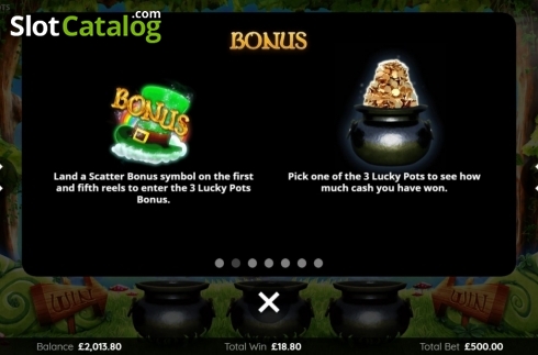 Οθόνη7. 3 Lucky Pots Κουλοχέρης