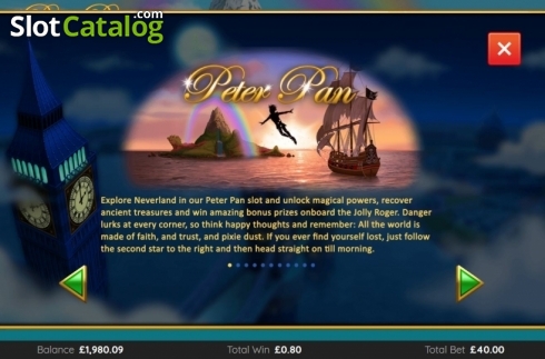 Οθόνη5. Peter Pan (MikoApps) Κουλοχέρης