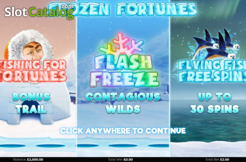 Οθόνη2. Frozen Fortunes Κουλοχέρης