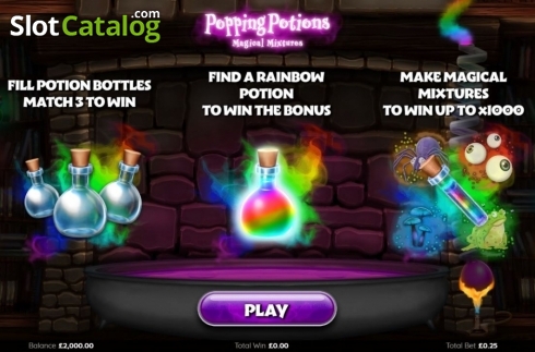 Οθόνη2. Popping Potions Magical Mixtures Κουλοχέρης 