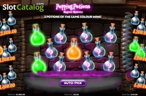 Οθόνη4. Popping Potions Magical Mixtures Κουλοχέρης 