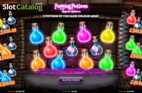Οθόνη5. Popping Potions Magical Mixtures Κουλοχέρης 
