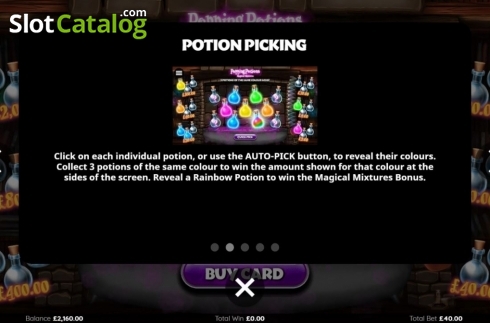 Οθόνη7. Popping Potions Magical Mixtures Κουλοχέρης 
