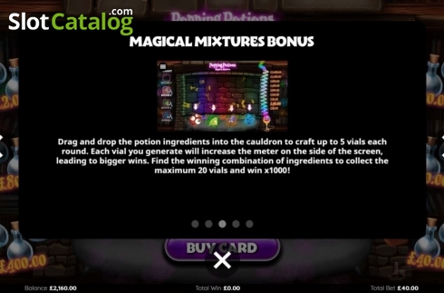 Οθόνη8. Popping Potions Magical Mixtures Κουλοχέρης 