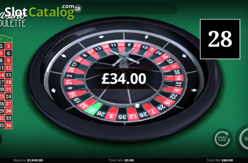 Οθόνη3. Casino Roulette (Endemol Games) Κουλοχέρης