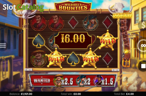Οθόνη3. Wild Bills Bounties Κουλοχέρης