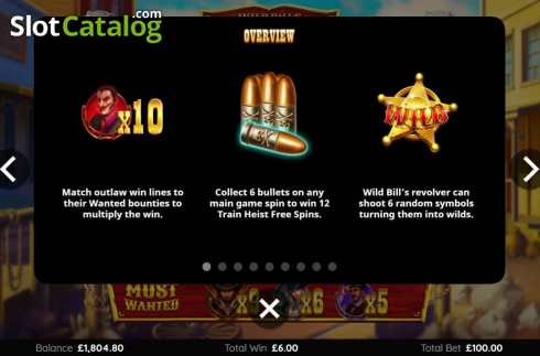 Οθόνη7. Wild Bills Bounties Κουλοχέρης