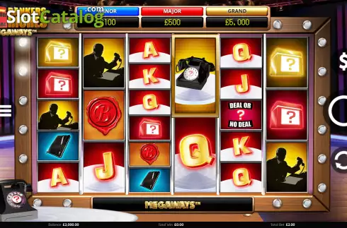 Οθόνη2. Deal Or No Deal Bankers Riches Megaways Κουλοχέρης