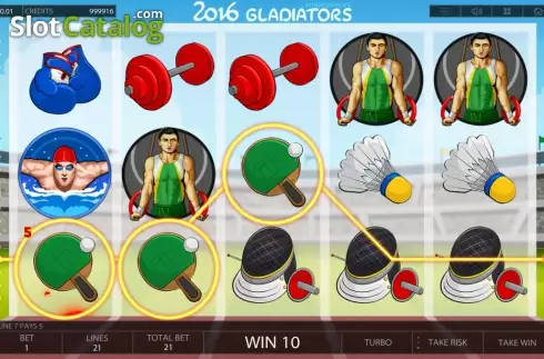 Οθόνη8. 2016 Gladiators Κουλοχέρης