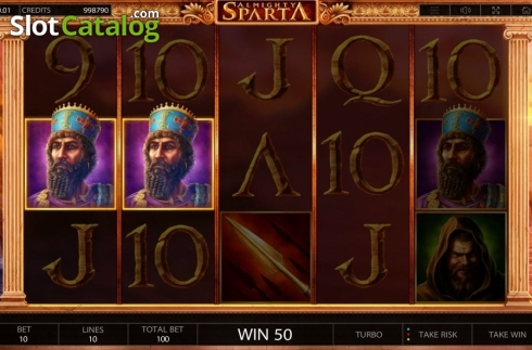 Οθόνη3. Almighty Sparta Κουλοχέρης