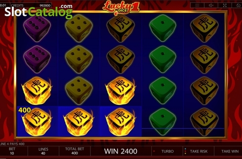 Οθόνη3. Lucky Dice 1 Κουλοχέρης 