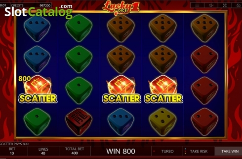Οθόνη4. Lucky Dice 1 Κουλοχέρης 