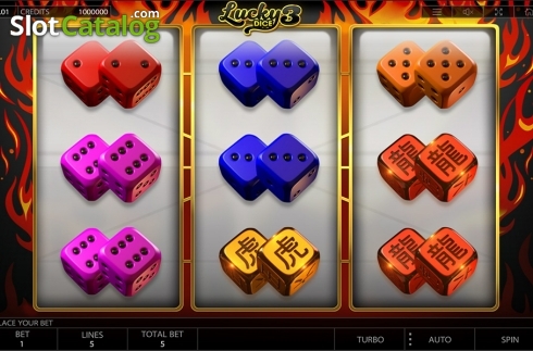 Οθόνη2. Lucky Dice 3 Κουλοχέρης 