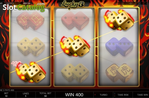 Οθόνη3. Lucky Dice 3 Κουλοχέρης 