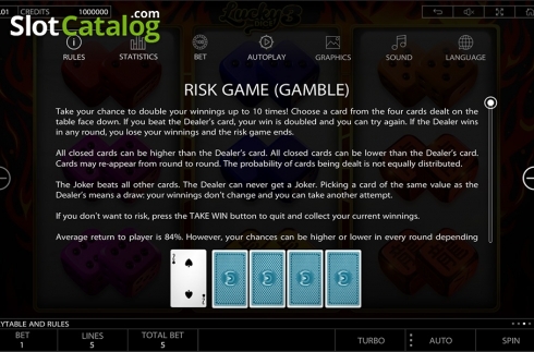 Οθόνη9. Lucky Dice 3 Κουλοχέρης 