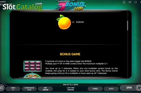 Οθόνη9. 7 Bonus Up Κουλοχέρης