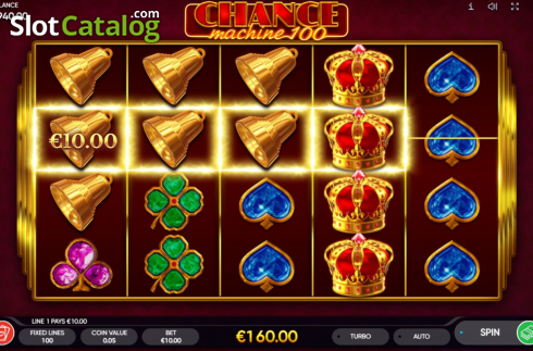 Οθόνη3. Chance Machine 100 Κουλοχέρης