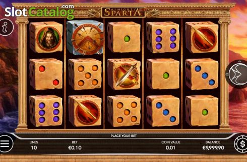 Οθόνη2. Almighty Sparta Dice Κουλοχέρης