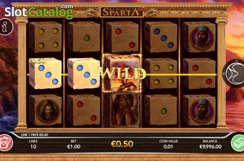 Οθόνη3. Almighty Sparta Dice Κουλοχέρης