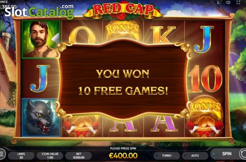 Οθόνη5. Red Cap Κουλοχέρης 