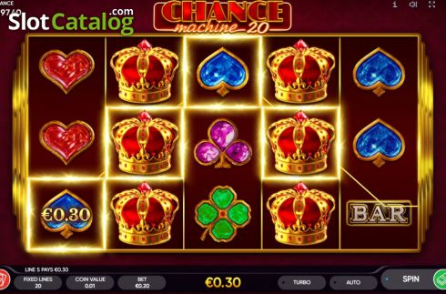 Οθόνη5. Chance Machine 20 Κουλοχέρης