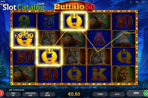 Οθόνη5. Buffalo 50 Κουλοχέρης