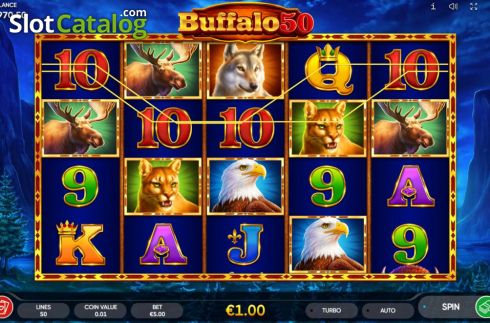 Οθόνη6. Buffalo 50 Κουλοχέρης