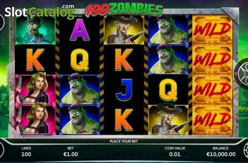Οθόνη2. 100 Zombies Κουλοχέρης