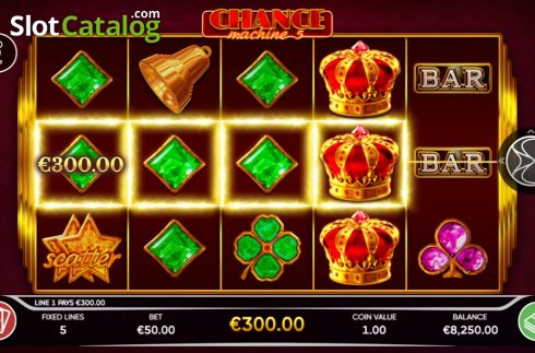 Οθόνη5. Chance Machine 5 Κουλοχέρης