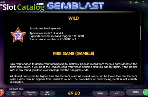 Οθόνη7. Gemblast (Endorphina) Κουλοχέρης