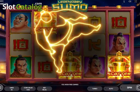 Οθόνη5. Legendary Sumo Κουλοχέρης
