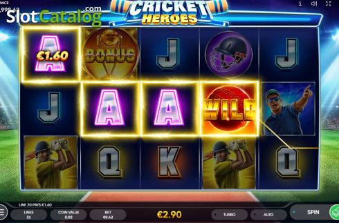 Οθόνη3. Cricket Heroes Κουλοχέρης