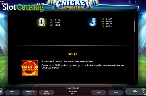 Οθόνη8. Cricket Heroes Κουλοχέρης