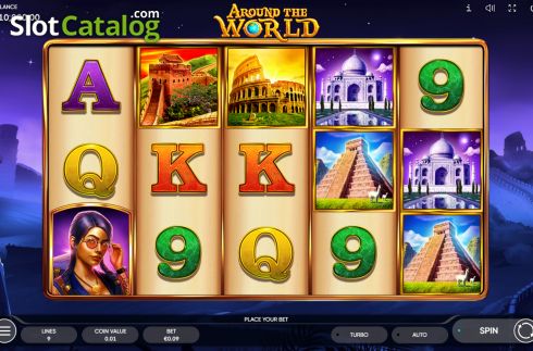 Οθόνη2. Around The World (Endorphina) Κουλοχέρης 