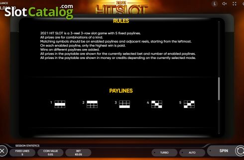Οθόνη6. 2021 Hit Slot Κουλοχέρης
