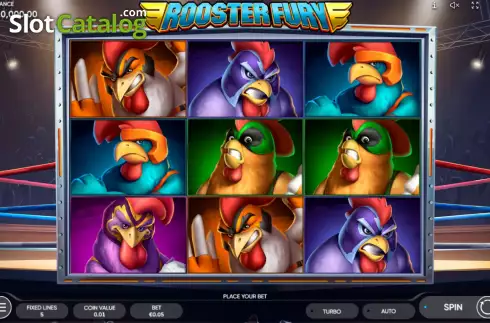Οθόνη2. Rooster Fury Κουλοχέρης