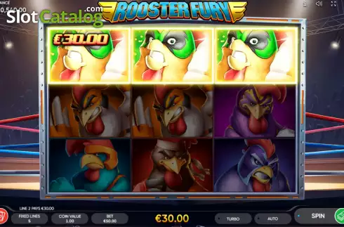 Οθόνη3. Rooster Fury Κουλοχέρης