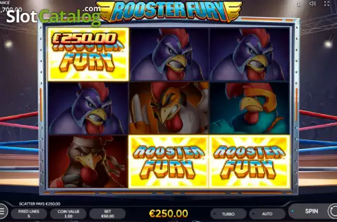 Οθόνη5. Rooster Fury Κουλοχέρης