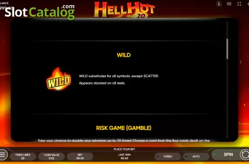 Οθόνη5. Hell Hot 20 Κουλοχέρης 