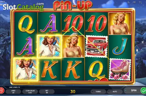 Οθόνη3. Pin-Up Κουλοχέρης