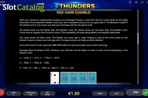 Οθόνη6. 3 Thunders Κουλοχέρης