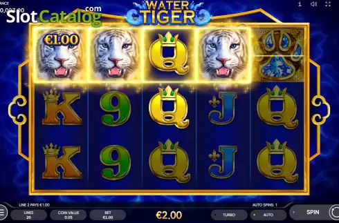 Οθόνη3. Water Tiger Κουλοχέρης
