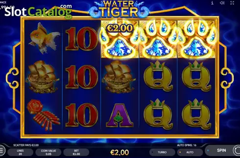 Οθόνη6. Water Tiger Κουλοχέρης