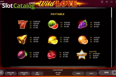 Οθόνη6. Wild Love Κουλοχέρης