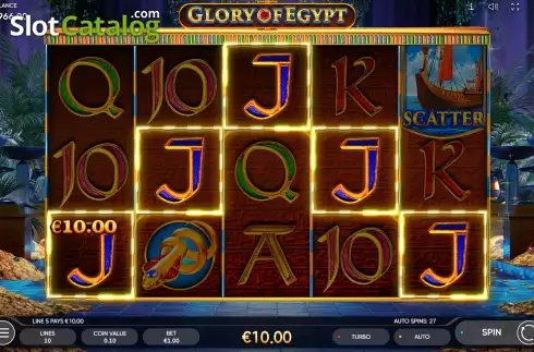 Οθόνη5. Glory of Egypt Κουλοχέρης