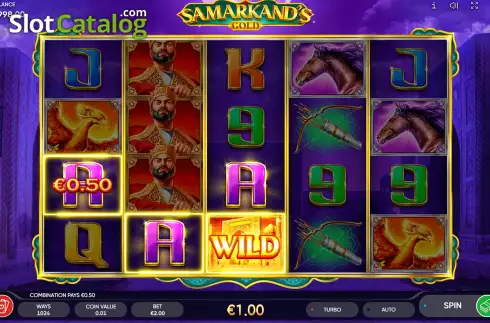 Οθόνη3. Samarkand's Gold Κουλοχέρης